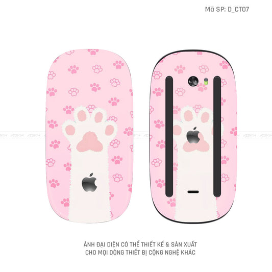 Skin Dán Chuột Apple Magic Mouse Hình Dễ Thương | D_CT07