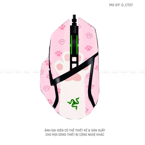 Skin Dán Chuột Razer Hình Dễ Thương | D_CT07