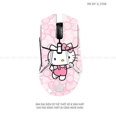 Skin Dán Chuột Steelseries Hình Dễ Thương | D_CT08