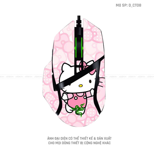 Skin Dán Chuột Razer Hình Dễ Thương | D_CT08