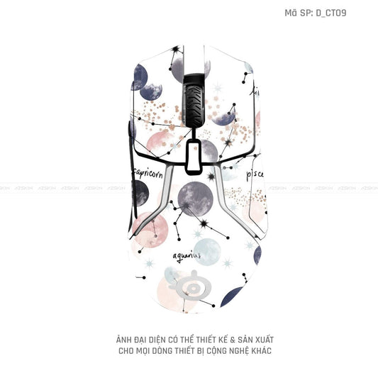 Skin Dán Chuột Steelseries Hình Dễ Thương | D_CT09