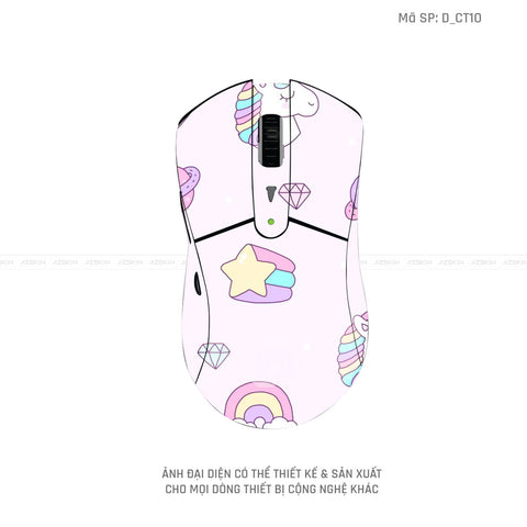 Skin Dán Chuột Dareu Hình Dễ Thương | D_CT10