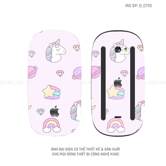 Skin Dán Chuột Apple Magic Mouse Hình Dễ Thương | D_CT10