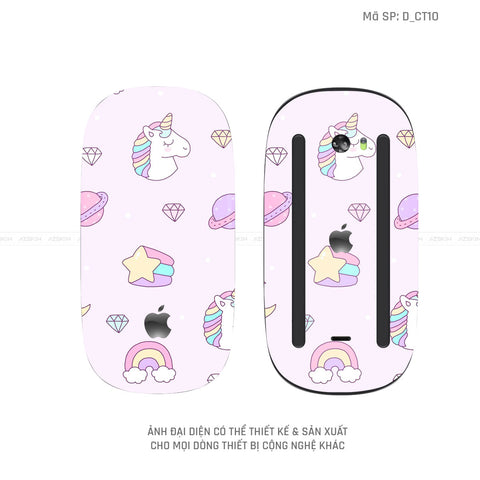 Skin Dán Chuột Apple Magic Mouse Hình Dễ Thương | D_CT10