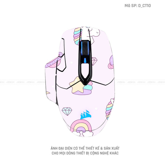 Skin Dán Chuột Corsair Hình Dễ Thương | D_CT10