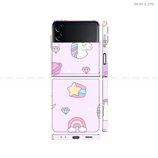 Dán Skin Galaxy Zflip3 Hình Dễ Thương | D_CT10