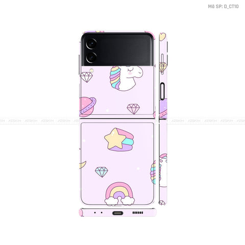 Dán Skin Galaxy Zflip3 Hình Dễ Thương | D_CT10