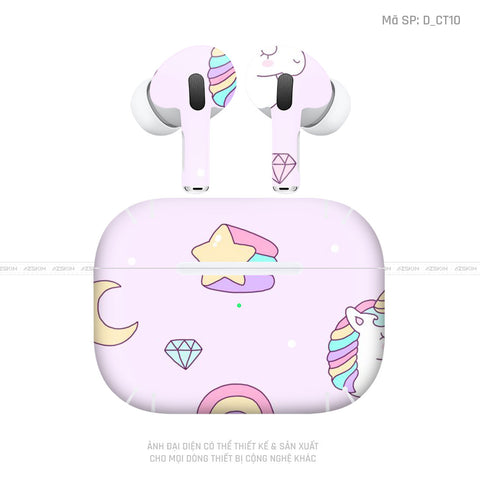 Dán Skin Airpod Pro/ Pro 2 Hình Dễ Thương | D_CT10