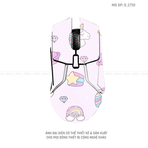 Skin Dán Chuột Steelseries Hình Dễ Thương | D_CT10