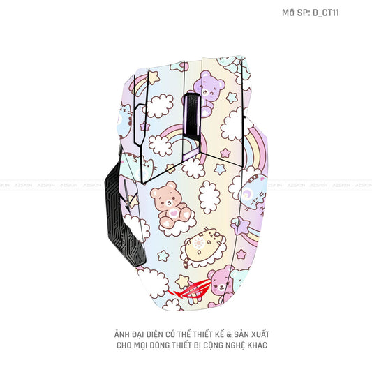 Skin Dán Chuột Asus Hình Dễ Thương | D_CT11