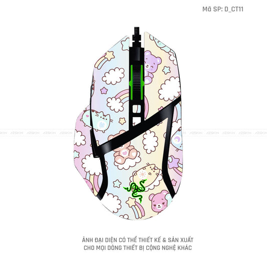 Skin Dán Chuột Razer Hình Dễ Thương | D_CT11
