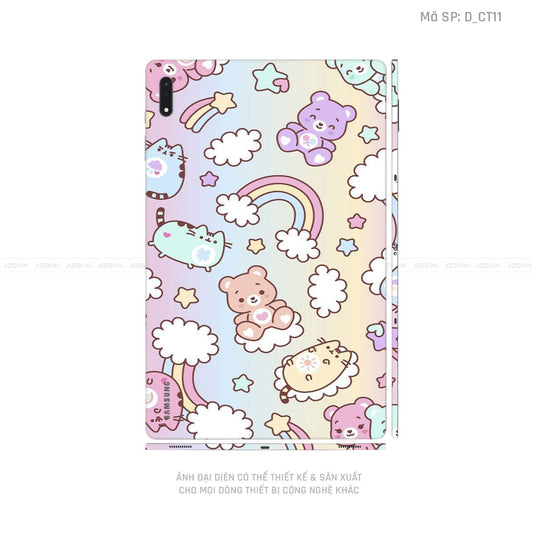 Dán Skin Galaxy Tab S9 Series Hình Dễ Thương | D_CT11