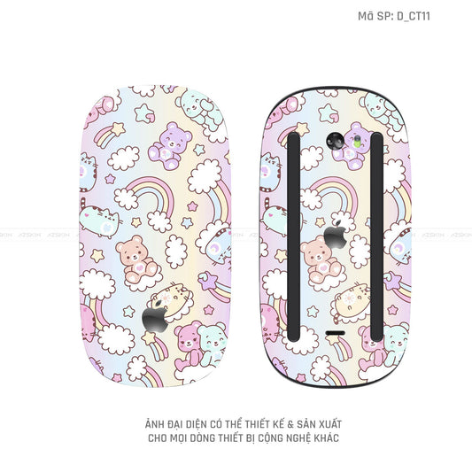 Skin Dán Chuột Apple Magic Mouse Hình Dễ Thương | D_CT11