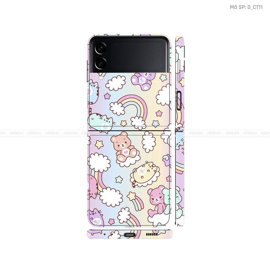 Dán Skin Galaxy Zflip3 Hình Dễ Thương | D_CT11