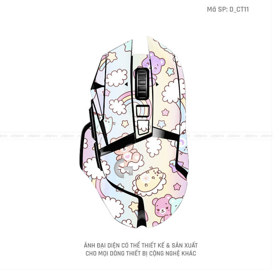 Skin Dán Chuột Logitech Hình Dễ Thương | D_CT11