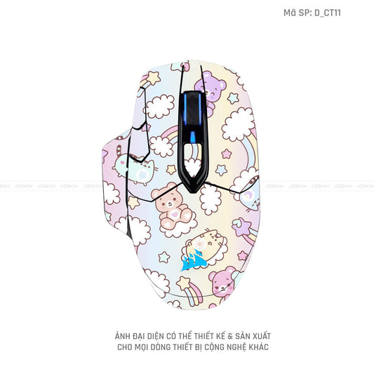Skin Dán Chuột Corsair Hình Dễ Thương | D_CT11