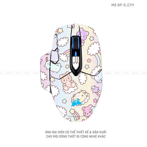 Skin Dán Chuột Corsair Hình Dễ Thương | D_CT11