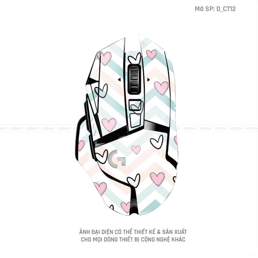 Skin Dán Chuột Logitech Hình Dễ Thương | D_CT12