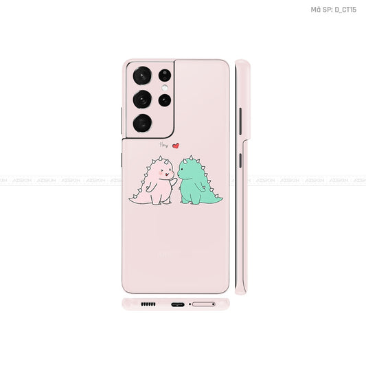 Dán Skin Galaxy S21 Series Hình Khủng Long Dễ Thương | D_CT15