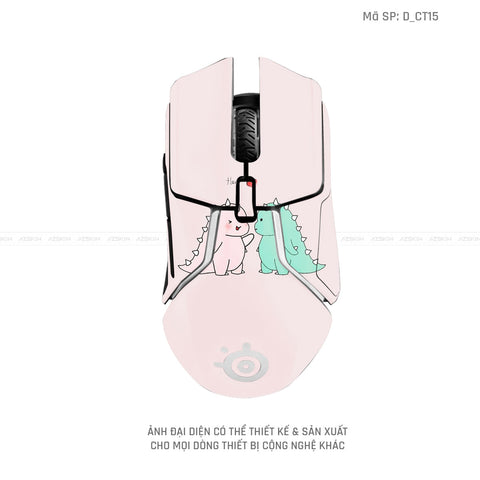 Skin Dán Chuột Steelseries Hình Dễ Thương | D_CT15