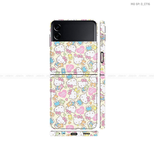 Dán Skin Galaxy Zflip3 Hình Hello Kitty | D_CT16
