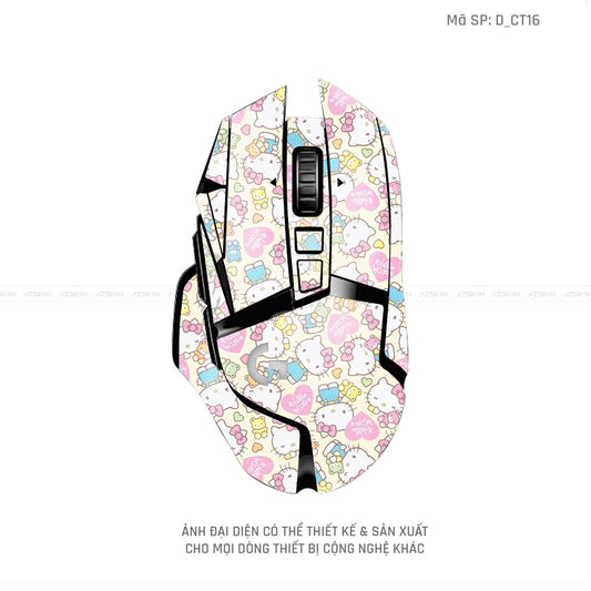 Skin Dán Chuột Logitech Hình Dễ Thương | D_CT16