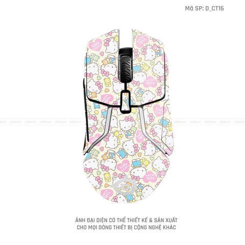 Skin Dán Chuột Steelseries Hình Dễ Thương | D_CT16