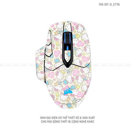 Skin Dán Chuột Corsair Hình Dễ Thương | D_CT16