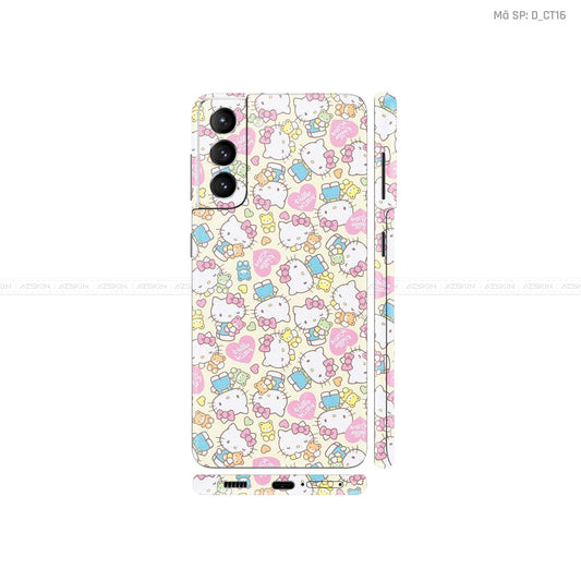 Dán Skin Galaxy S21 Series Hình Pattern Hello kitty | D_CT16