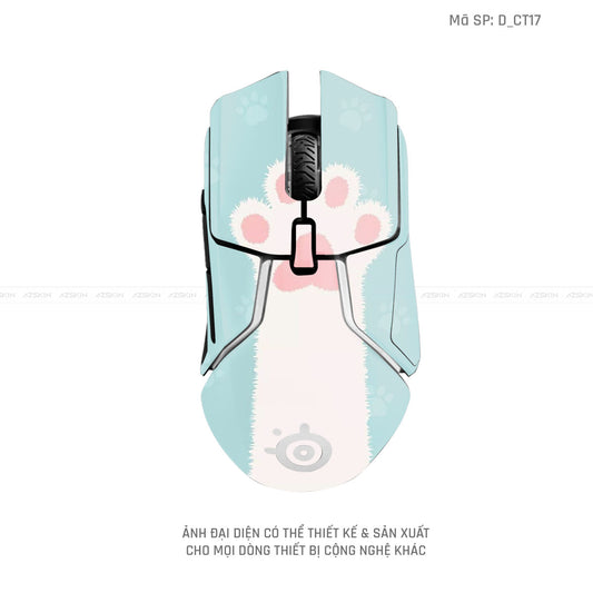 Skin Dán Chuột Steelseries Hình Dễ Thương | D_CT17