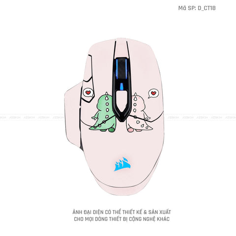 Skin Dán Chuột Corsair Hình Dễ Thương | D_CT18