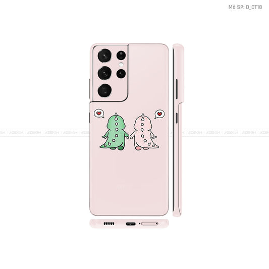 Dán Skin Galaxy S21 Series Hình Khủng Long Dễ Thương | D_CT18
