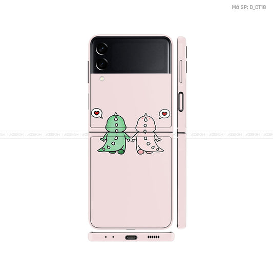 Dán Skin Galaxy Zflip3 Hình Dễ Thương | D_CT18
