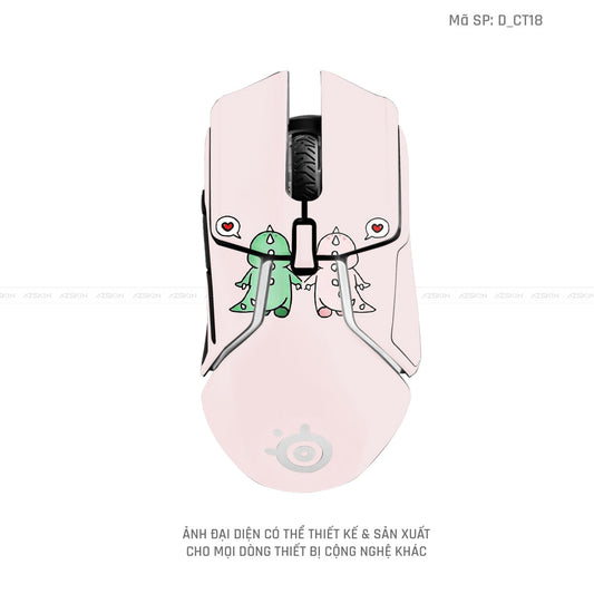 Skin Dán Chuột Steelseries Hình Dễ Thương | D_CT18