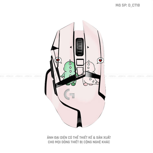 Skin Dán Chuột Logitech Hình Dễ Thương | D_CT18