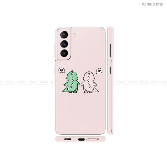 Dán Skin Galaxy S21 Series Hình Khủng Long Dễ Thương | D_CT18