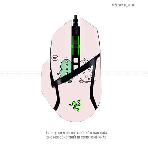 Skin Dán Chuột Razer Hình Dễ Thương | D_CT18