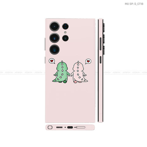 Dán Skin Galaxy S23 Series Hình Khủng Long CuTe | D_CT18