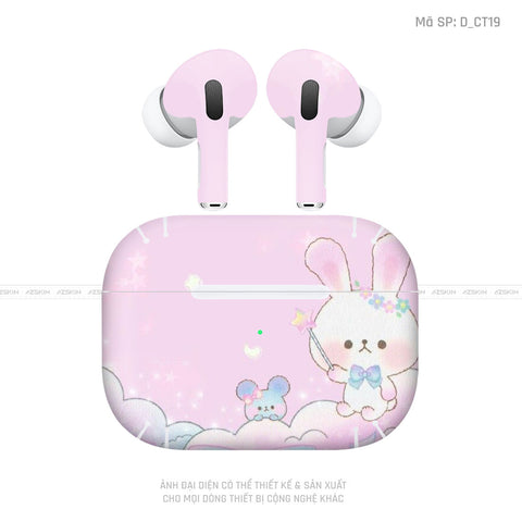 Dán Skin Airpod Pro/ Pro 2 Hình Dễ Thương | D_CT19