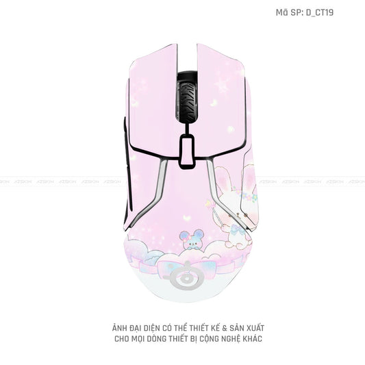 Skin Dán Chuột Steelseries Hình Dễ Thương | D_CT19