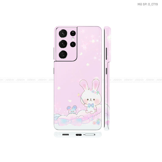 Dán Skin Galaxy S21 Series Hình Thỏ Dễ Thương | D_CT19