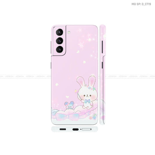 Dán Skin Galaxy S21 Series Hình Thỏ Dễ Thương | D_CT19