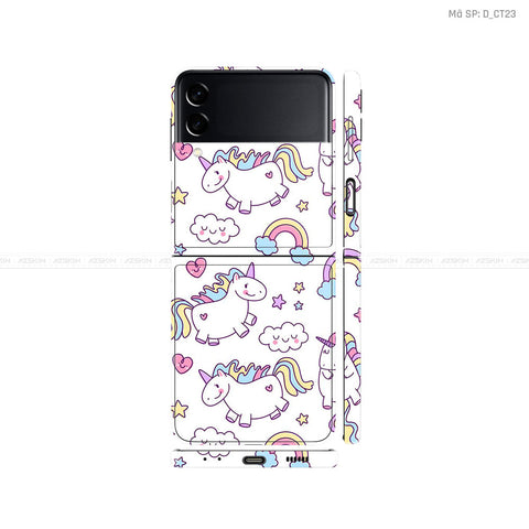 Dán Skin Galaxy Zflip4 Hình Dễ Thương | D_CT23