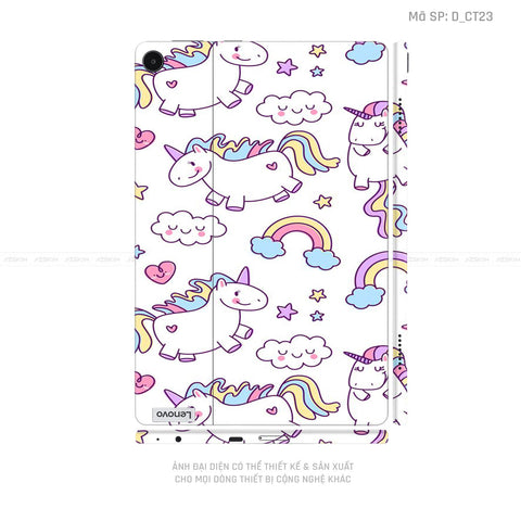 Dán Skin Máy Tính Bảng Lenovo Pad Series Hình Dễ Thương | D_CT23