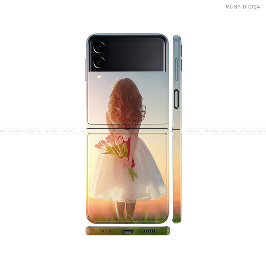 Dán Skin Galaxy Zflip3 Hình Dễ Thương | D_CT24
