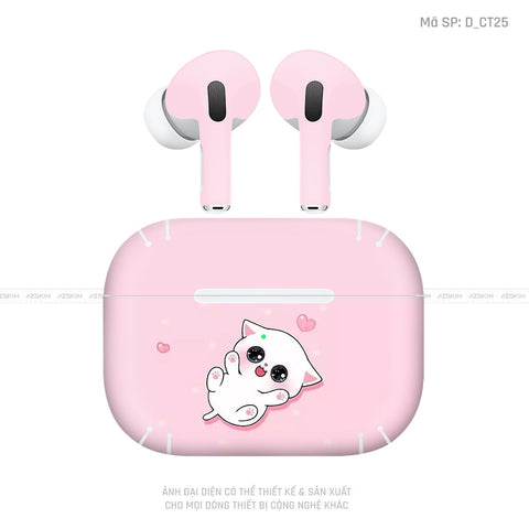 Dán Skin Airpod Pro/ Pro 2 Hình Dễ Thương | D_CT25