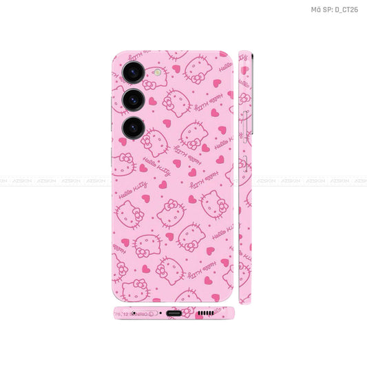 Dán Skin Galaxy S23 Series Kitty Pattern | D_CT26
