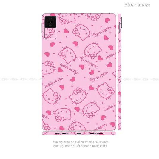 Dán Skin Máy Tính Bảng Xiaomi Mipad Hình Hello Kitty | D_CT26