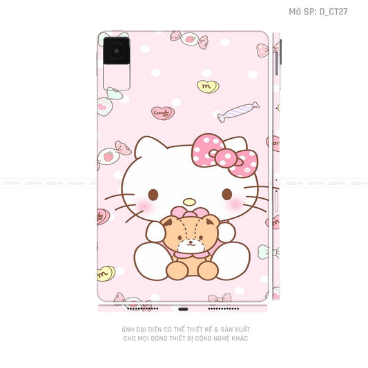 Dán Skin Máy Tính Bảng Xiaomi Mipad Hình Hello Kitty | D_CT27