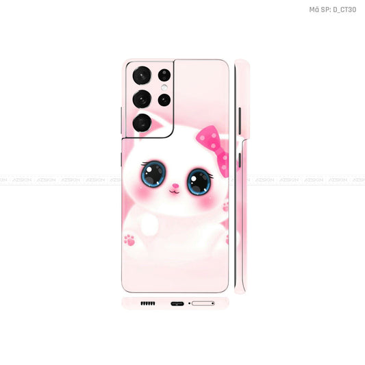 Dán Skin Galaxy S21 Series Hình Mèo Cute | D_CT30